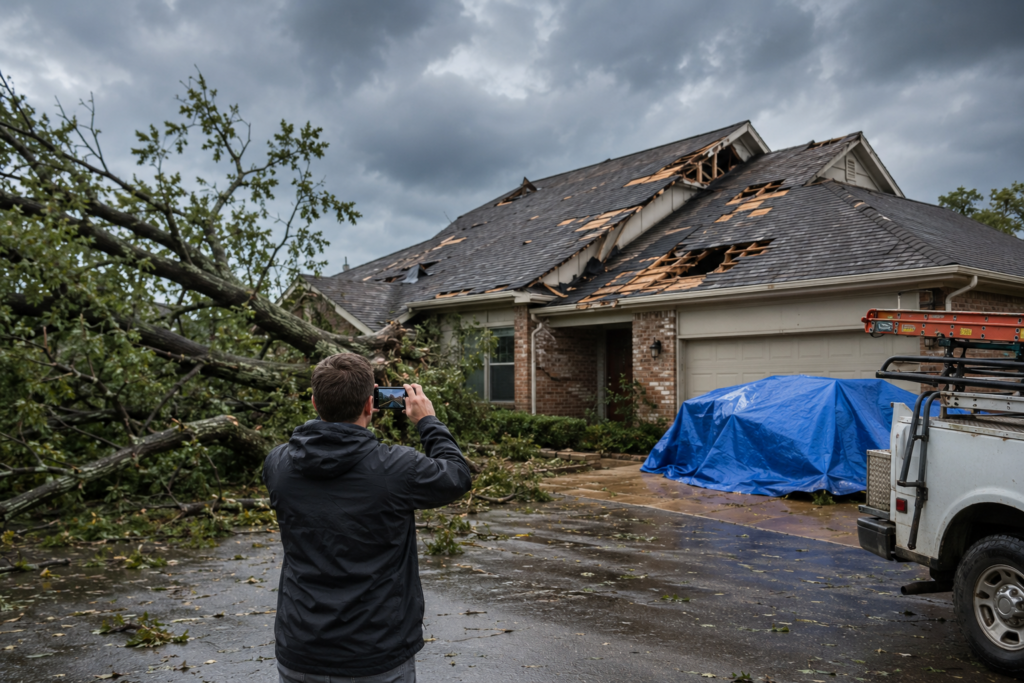 Storm damage