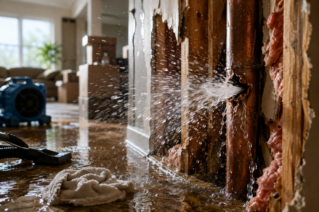 Burst Pipe